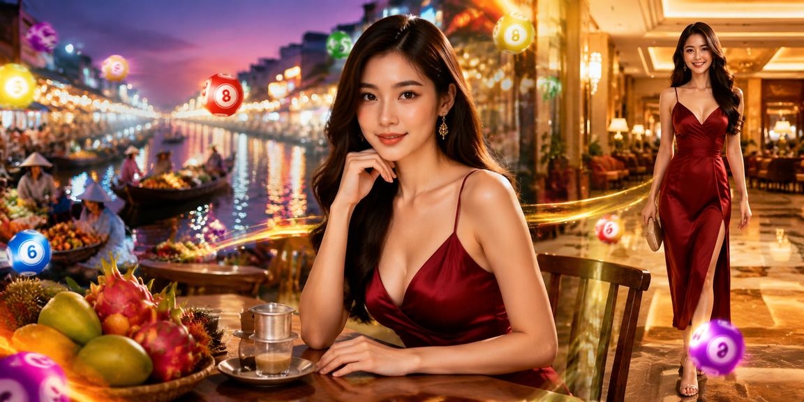 Không gian casino Việt Nam với ánh đèn sân khấu huyền bí